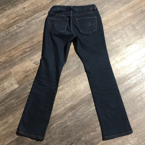 Dark Wash Jag Mid Rise Boot Cut Jeans Sz 2P - Picture 5 of 6